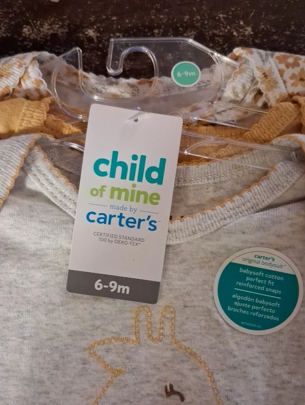 3 Pc Onesies 6-9 Months